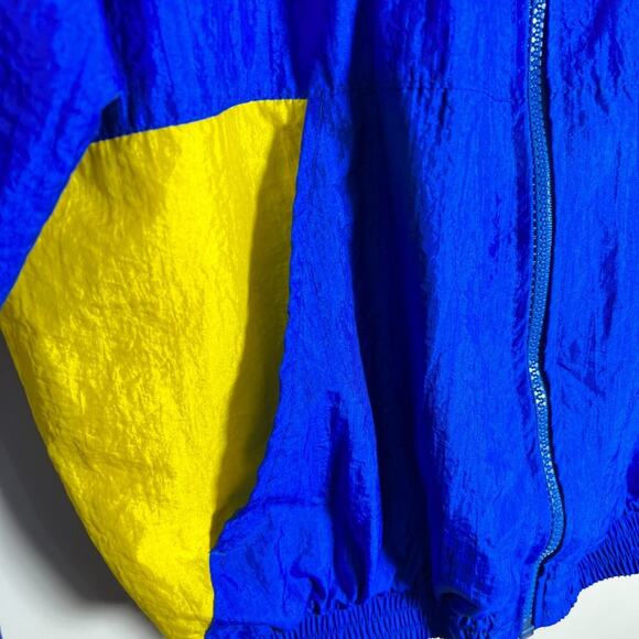 Vintage SWET GEAR By Frank 90s Windbreaker Jacket SIZE S Burgess Tennis USA - Picture 10 of 12